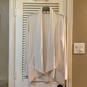 Athleta cardigan white size small